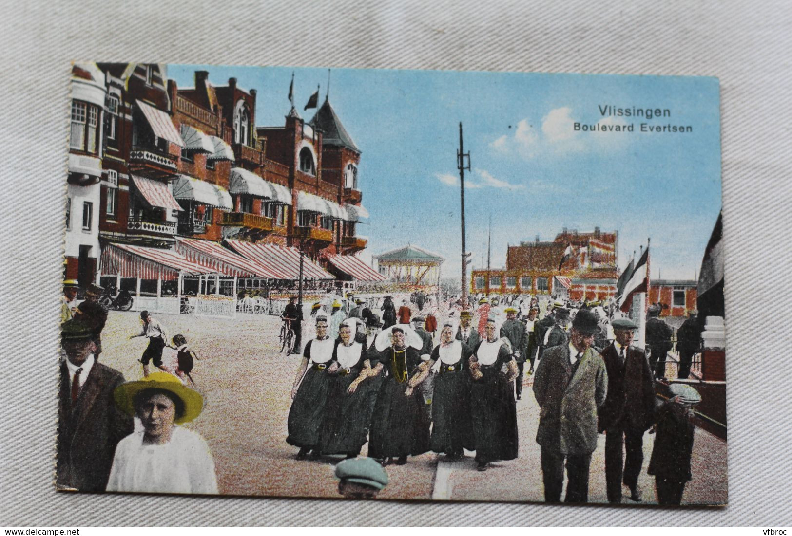 Vlissingen, boulevard Evertsen, Hollande, Pays Bas