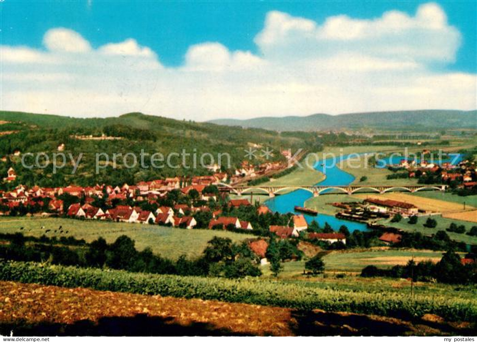 Vlotho Weser Herford NRW Panorama