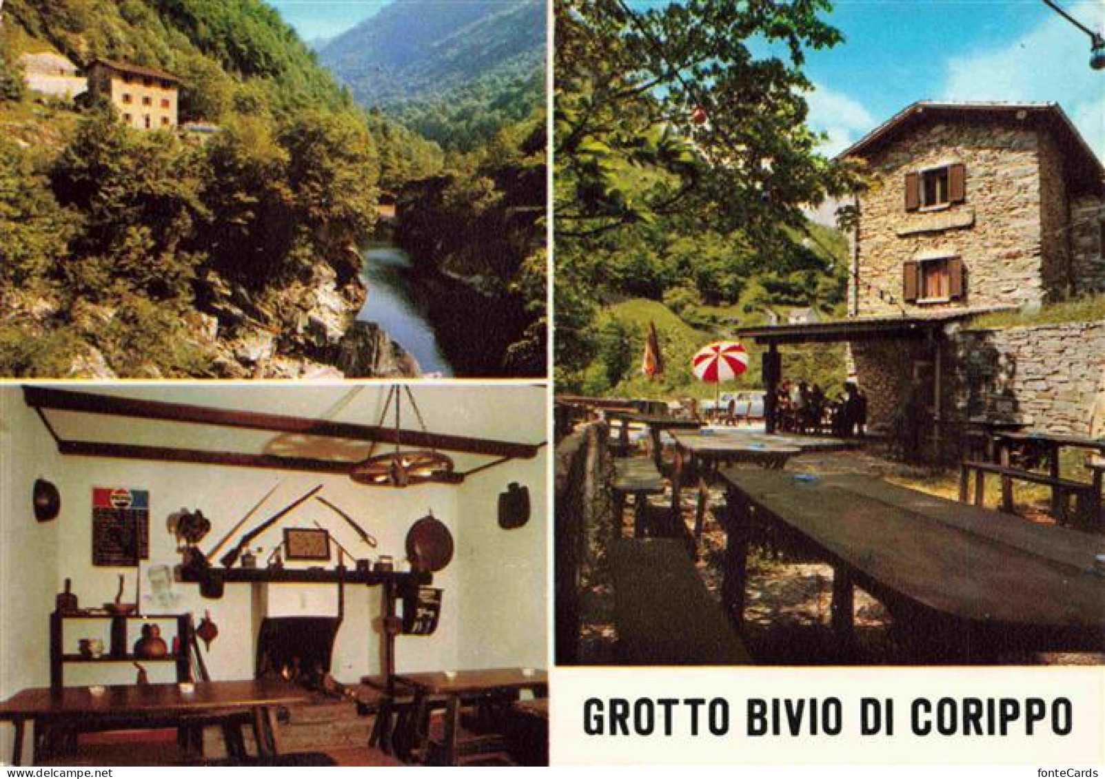 Vogorno Locarno TI Grotto Bivio di Corippo da Mario e Florio