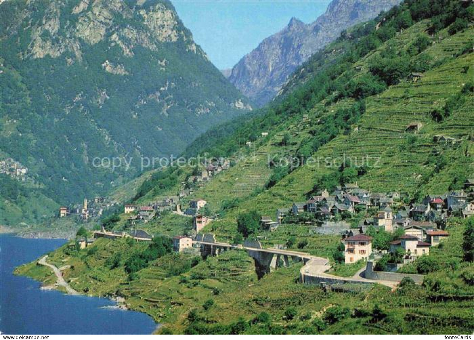 Vogorno Locarno TI Panorama Lago di Vogorno