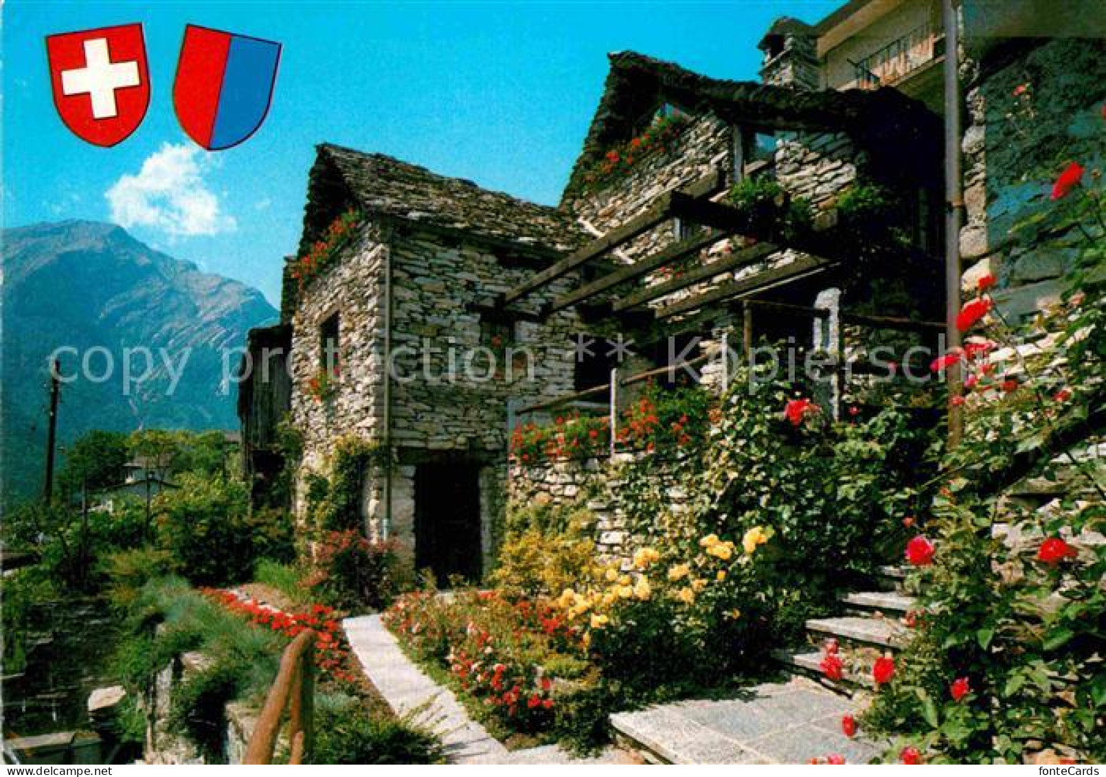 Vogorno Typisches Haus