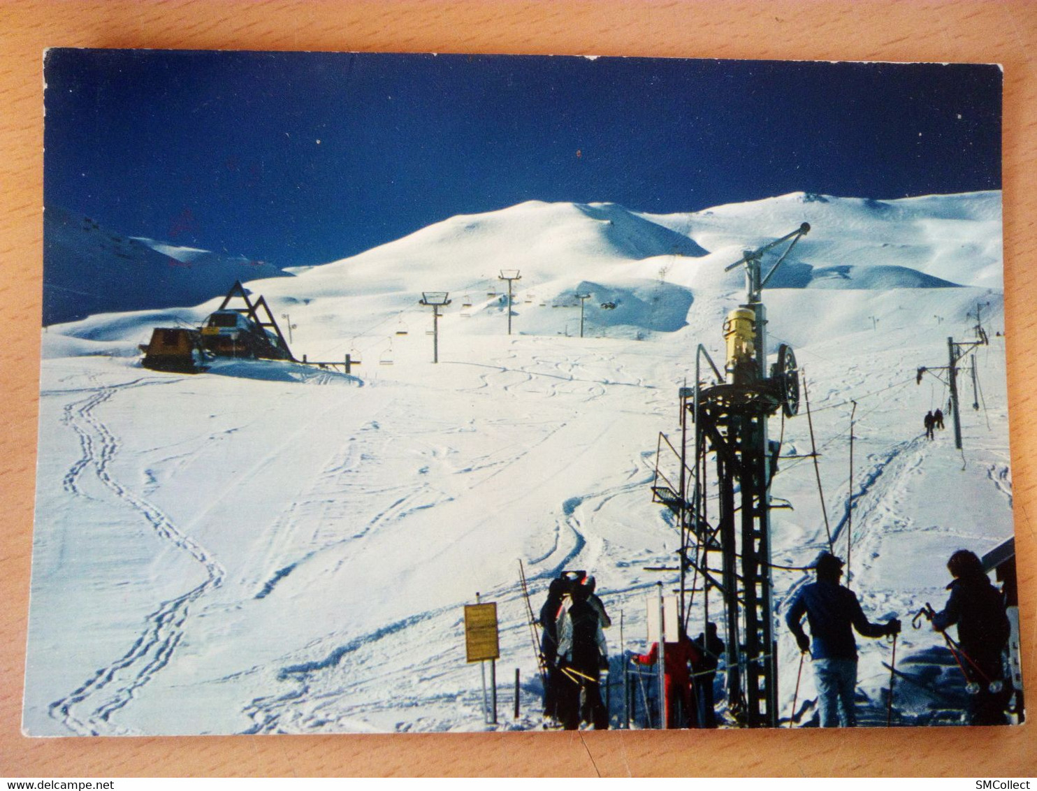 Voir description. Aragnouet, station de piau Engaly, nouveau télésiège (GF3493)