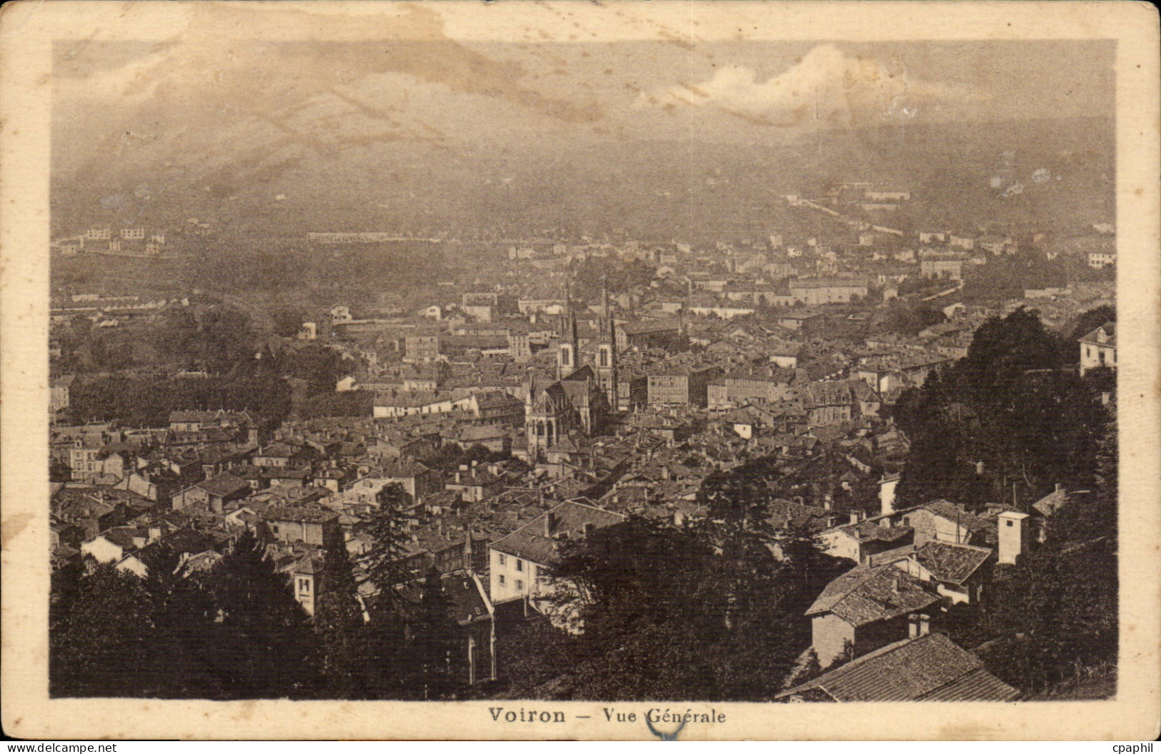 Voiron CPA Vue generale