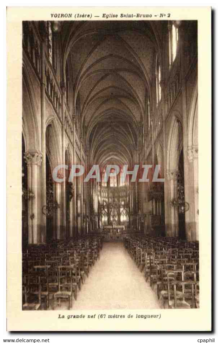 Voiron - Eglise Saint Bruno - CPA