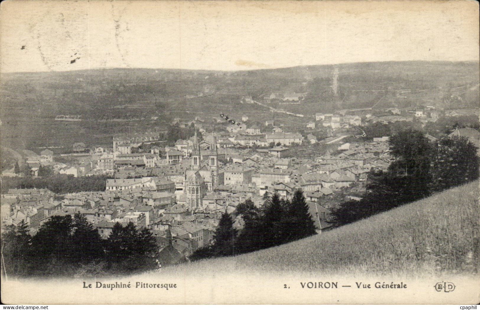 Voiron - Vue Generale - CPA