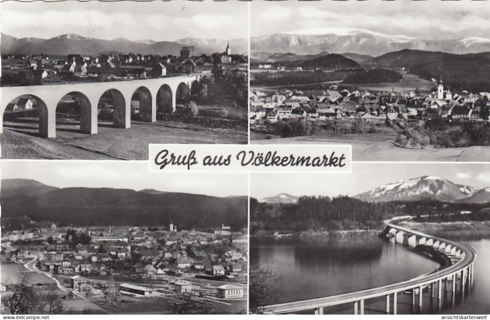 Völkermarkt, Kärnten, Mehrbildkarte gl1963 #G4579