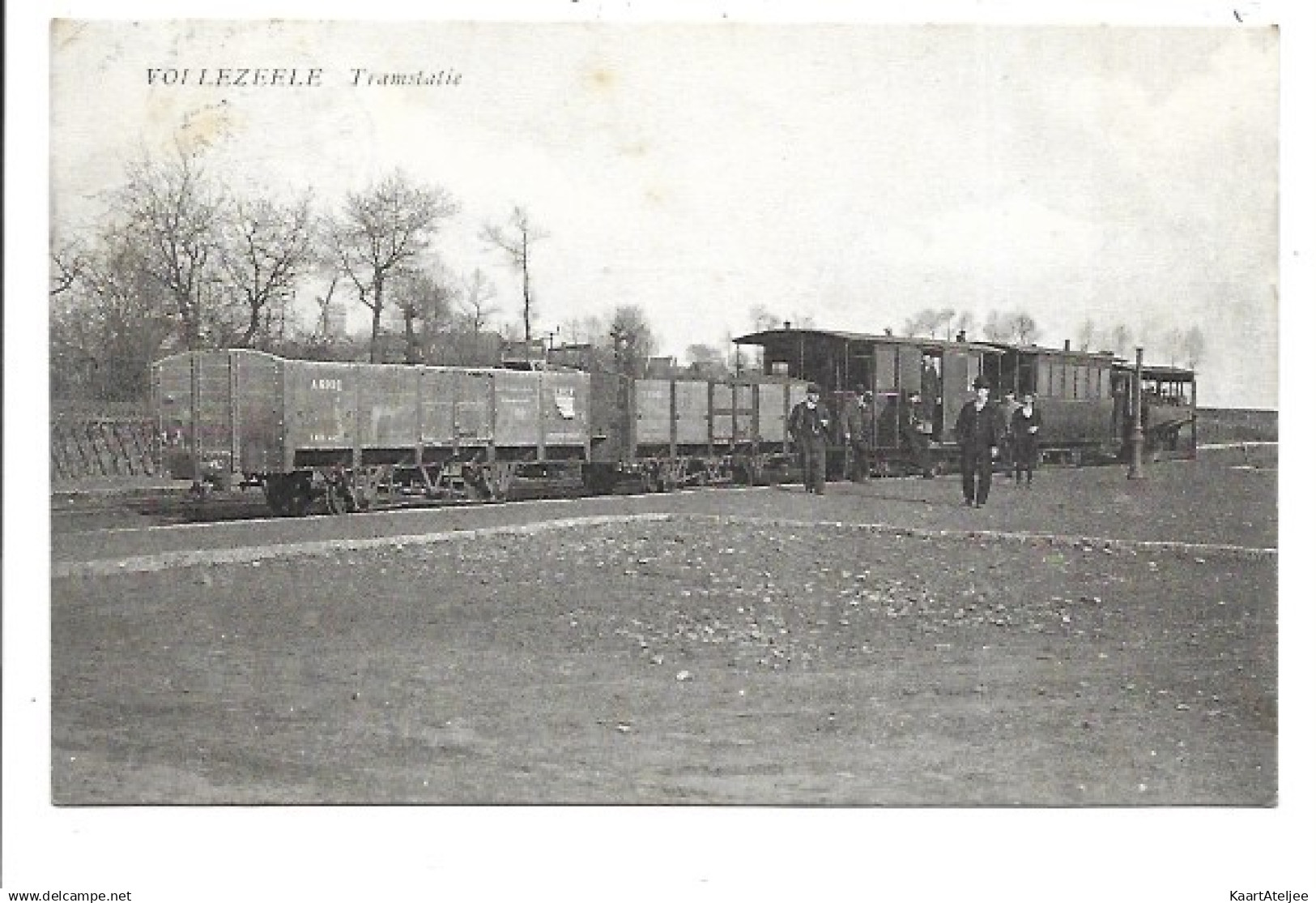 Vollezele - Tramstatie - Stoomtram !!!!!