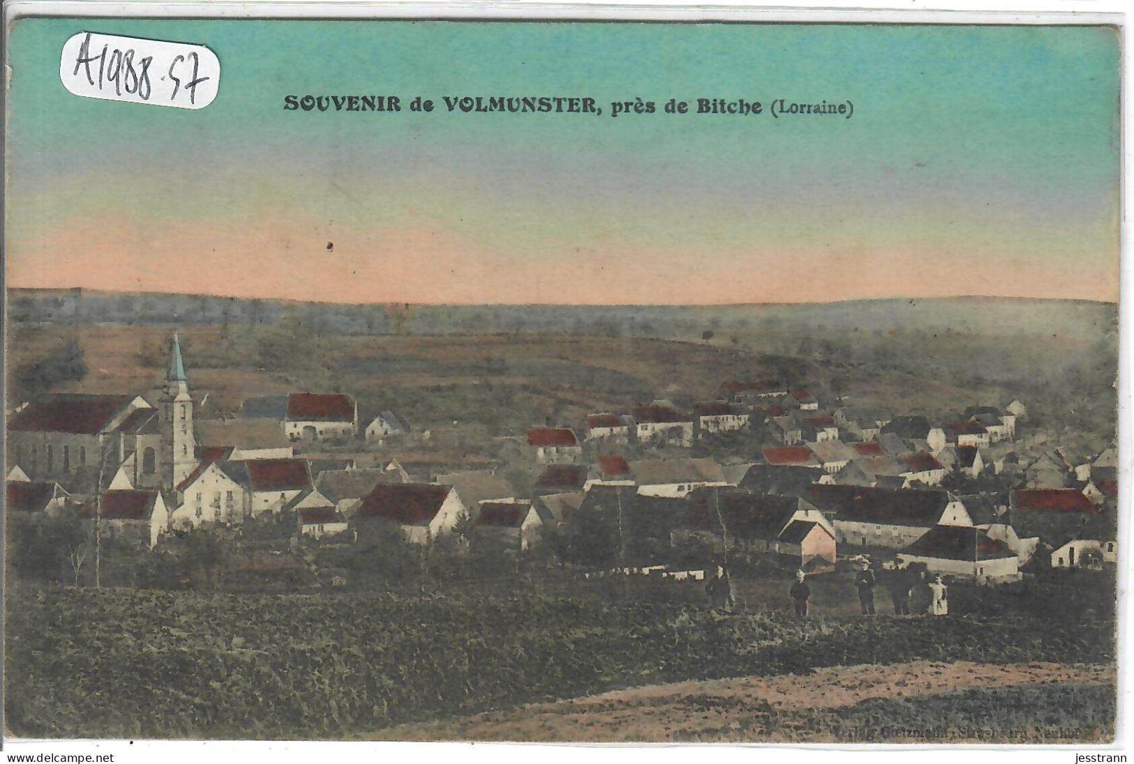 VOLMUNSTER- SOUVENIR DE VOLMUNSTER- PRES DE BITCHE