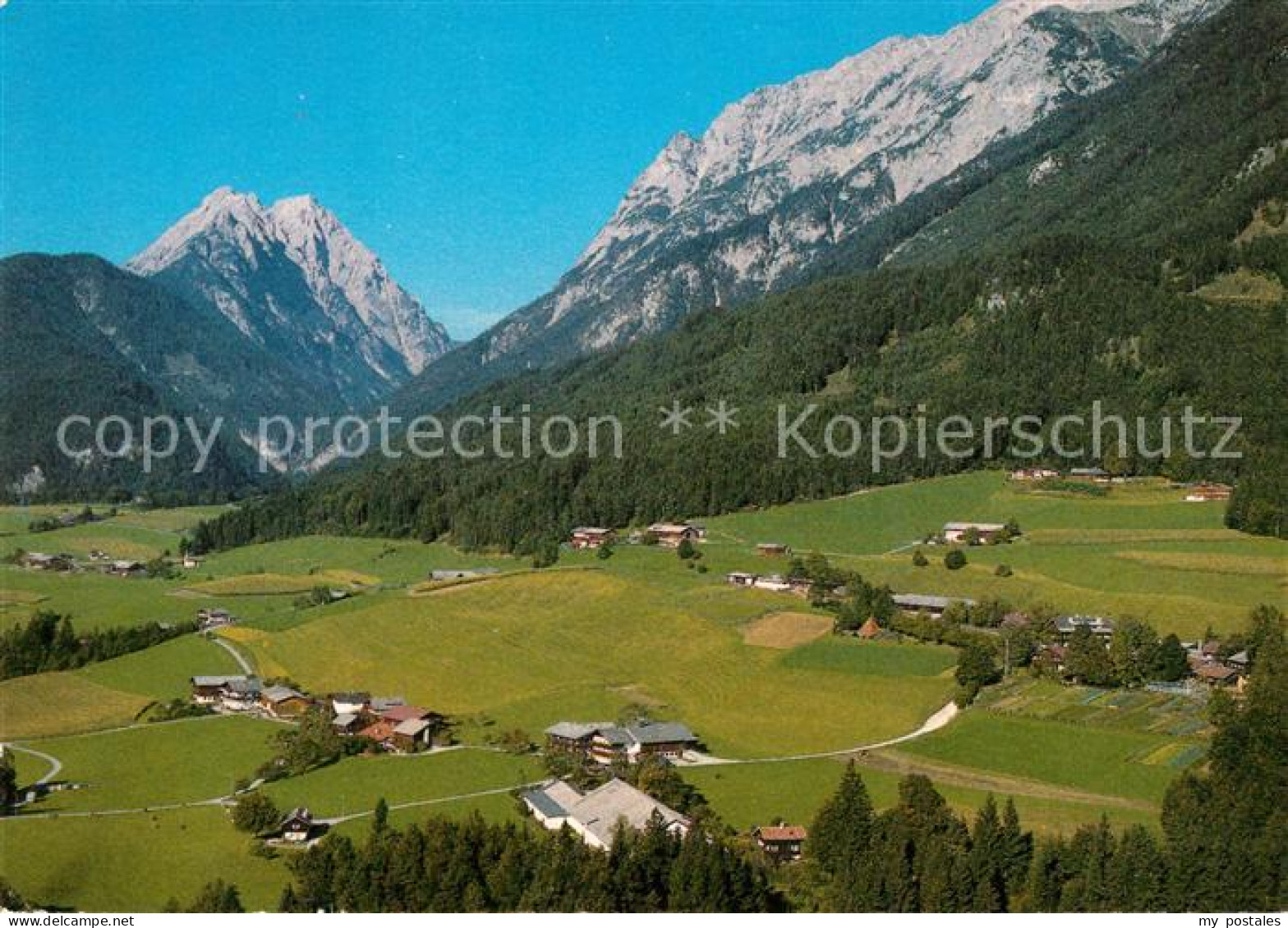 Vomp Tirol Fliegeraufnahme