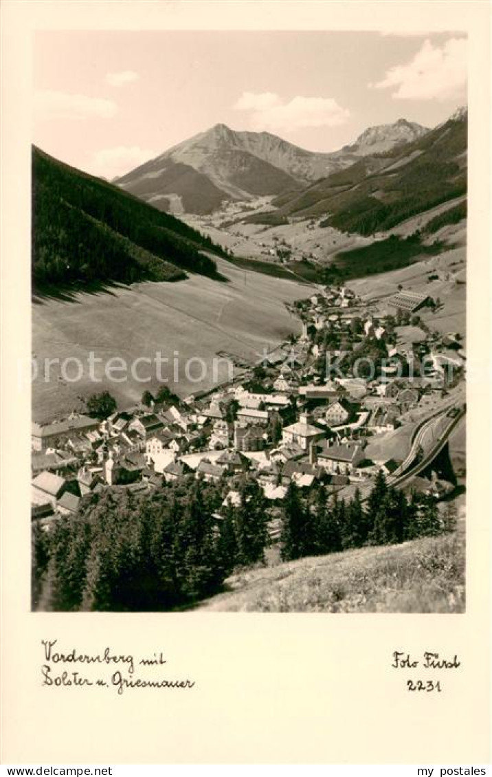 Vordernberg mit Bolster und Griesmauer