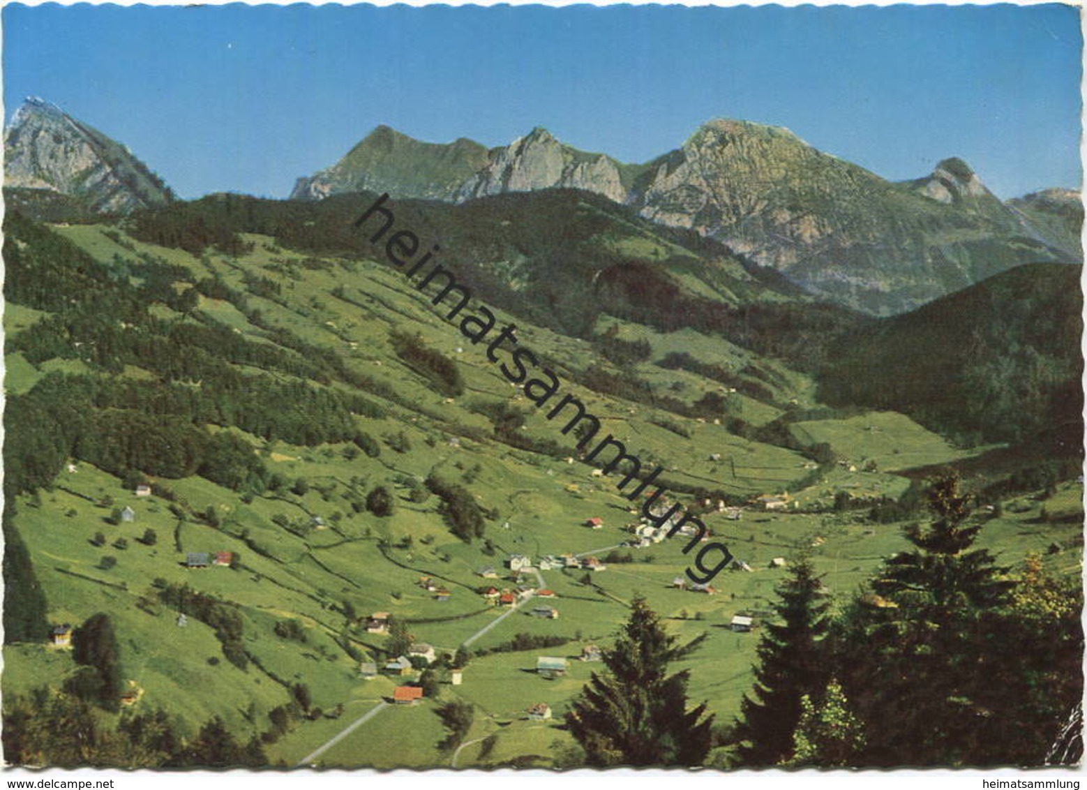 Vorderthal - Wägital - AK Grossformat - Verlag Rud. Suter Oberrieden - gel. 1969