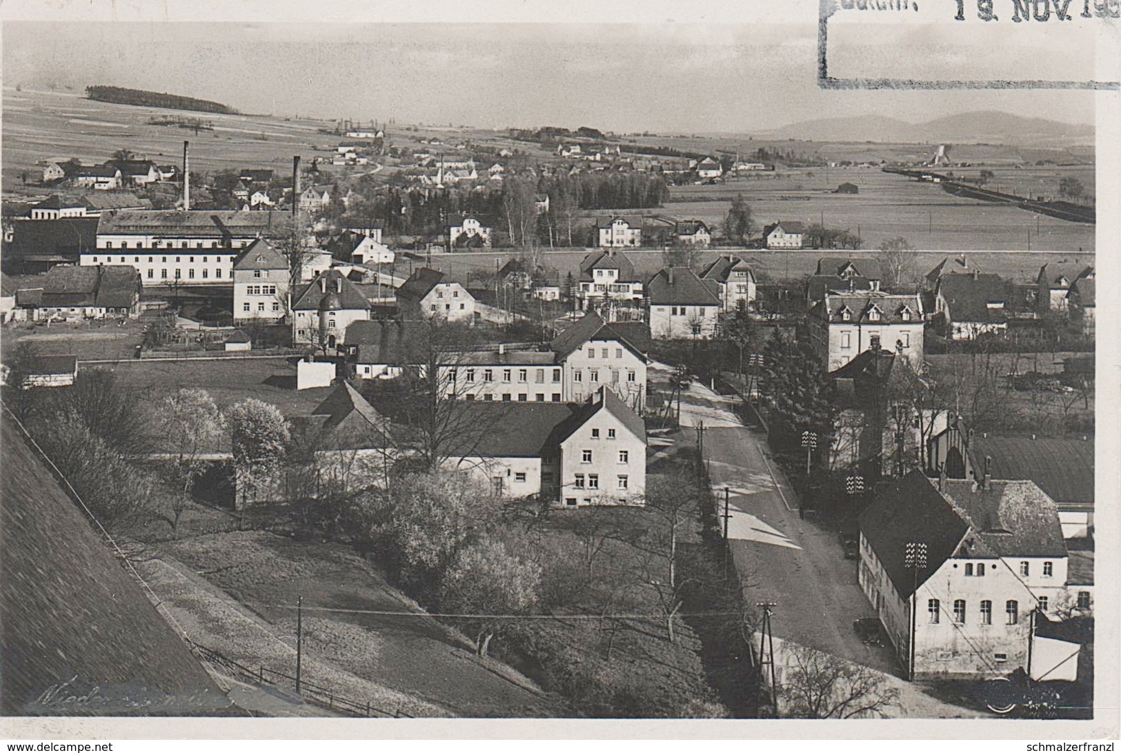 Vorlagekarte AK Nieder Oderwitz Niederoderwitz Fabrik Gasthof a Eibau Zittau Hainewalde DDR Stempel Zum Druck genehmigt