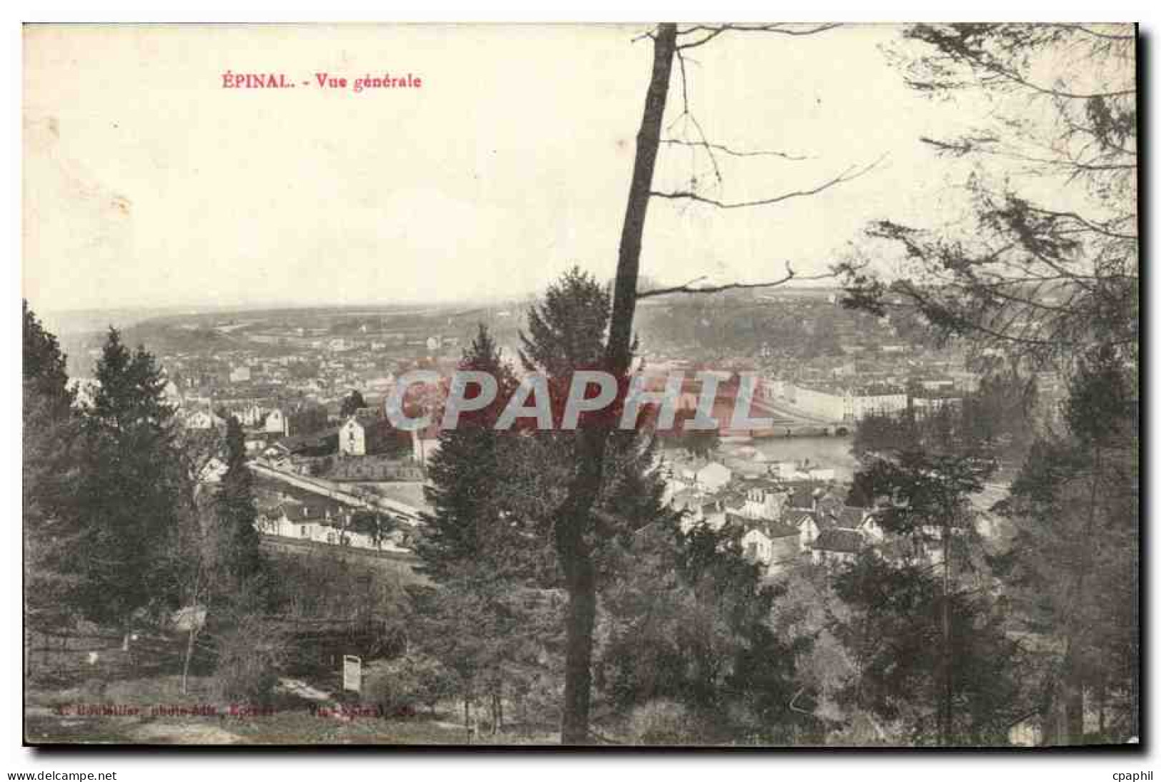Vosges- Epinal- Vue Generale -CPA