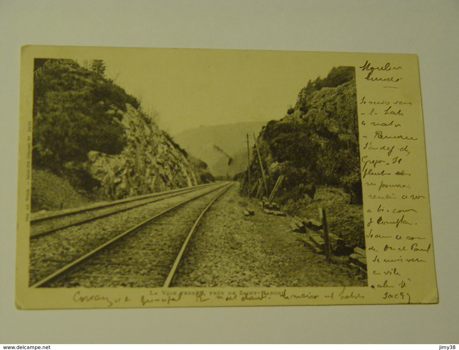 VOSGES-LA VOIE FERREE PRES DE SAINT NABORD