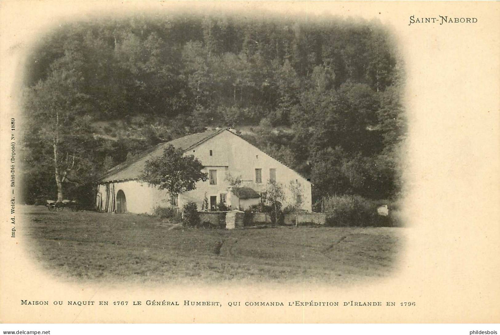 VOSGES  SAINT NABORD  maison ou naquit le general HUMBERT