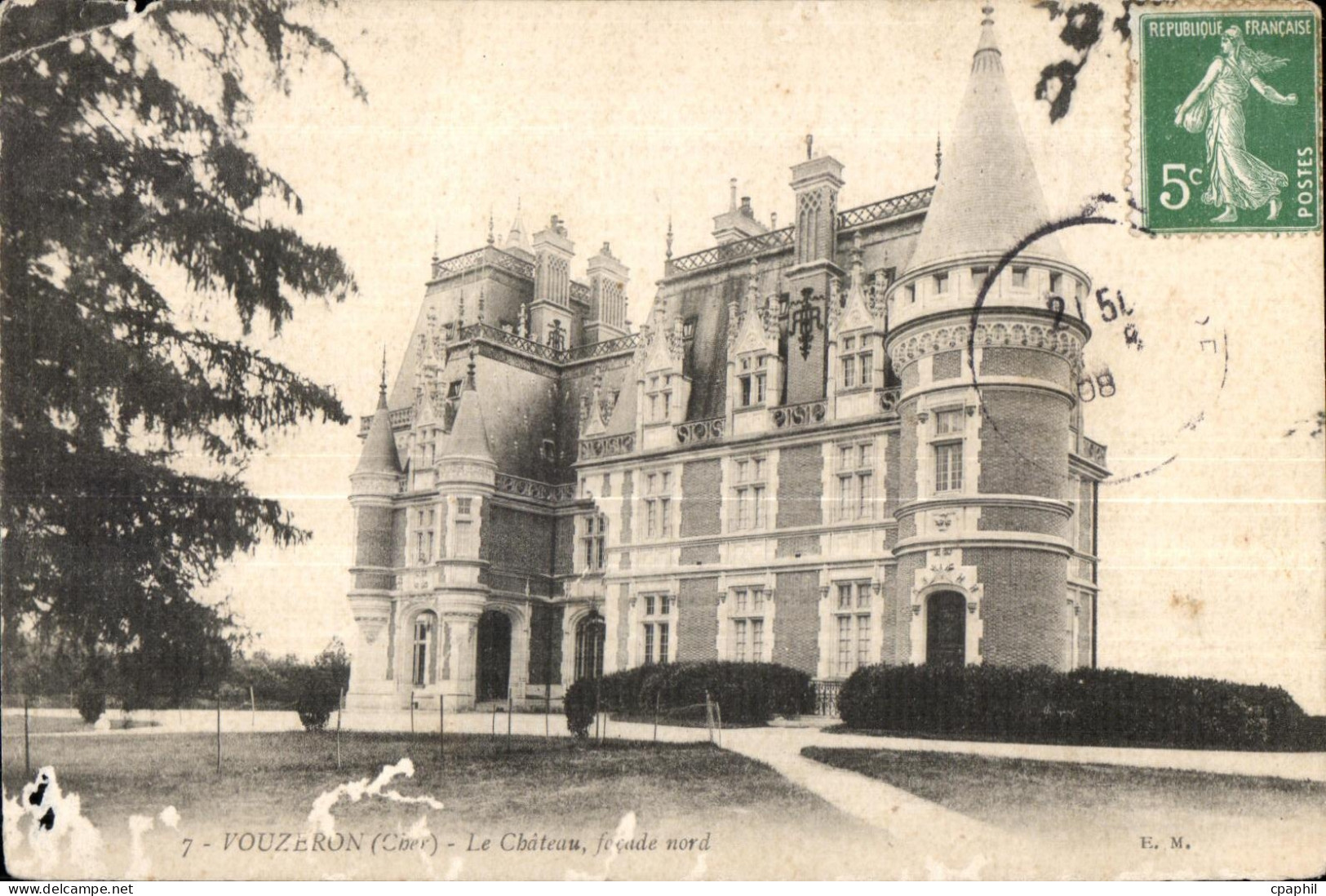Vouzeron - Le Chateau - CPA