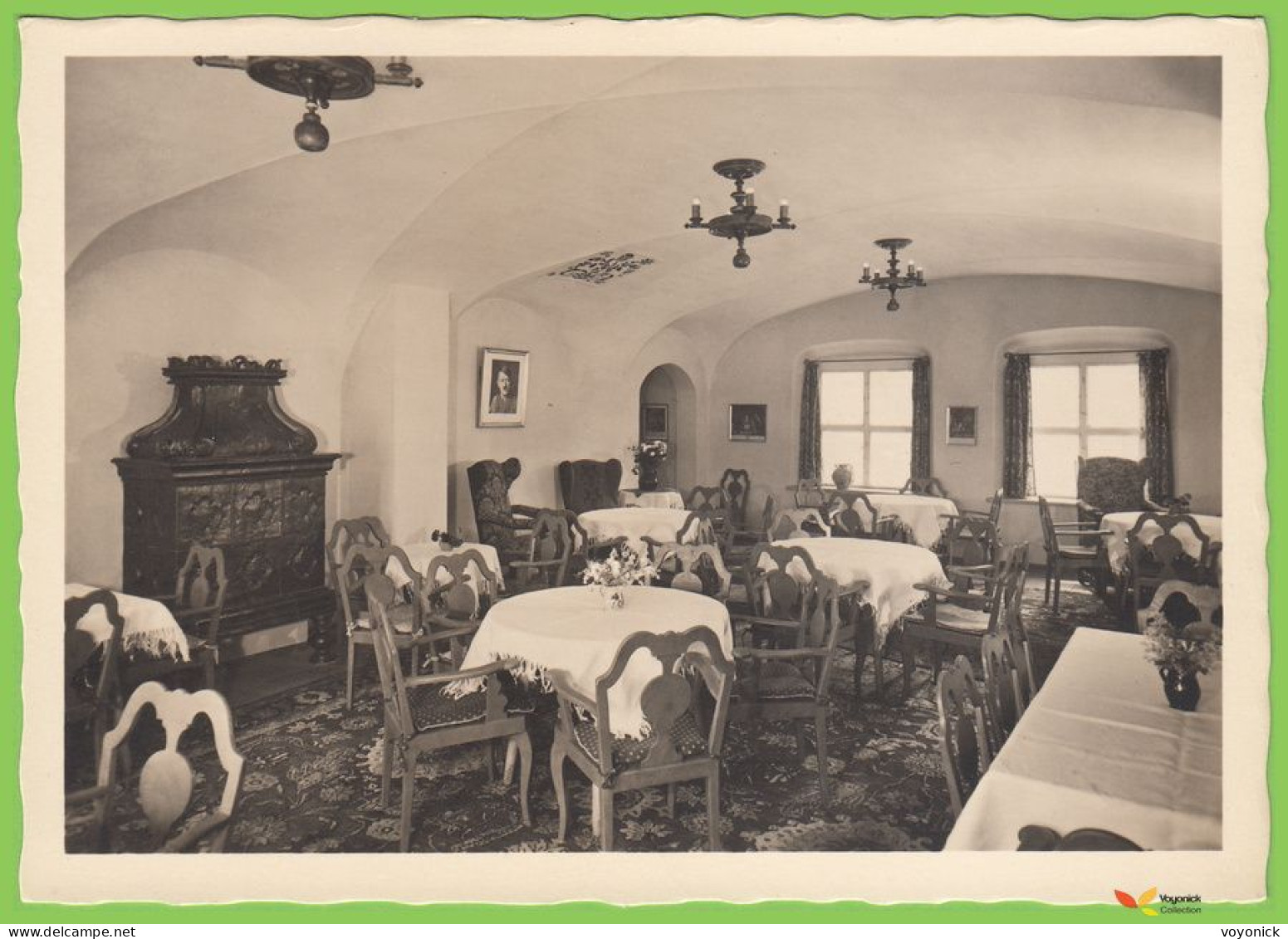 voyo SZCZODRE (SIBYLLENORT i. Schl.) Gaststätte Wolfkretscham - Gewölbe vor 1945 Echte Fotografie Unused