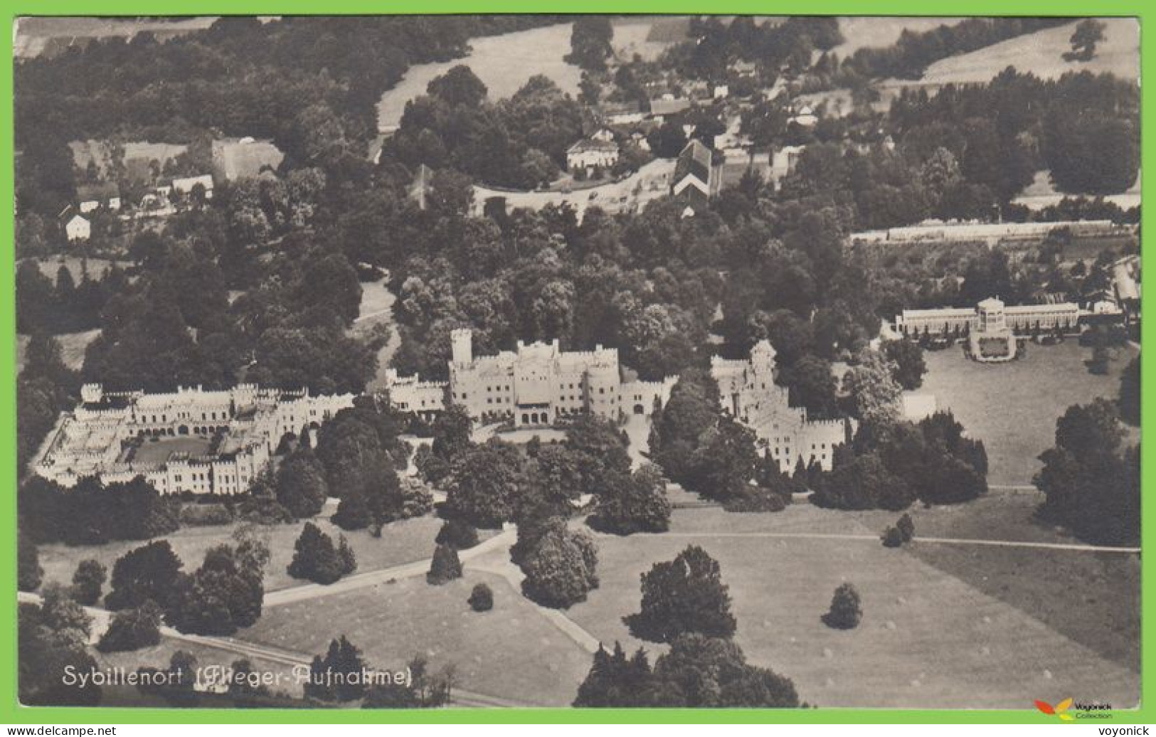 voyo SZCZODRE (SIBYLLENORT i. Schl.) Panorama Flieger-Aufnahme 1900s Unused
