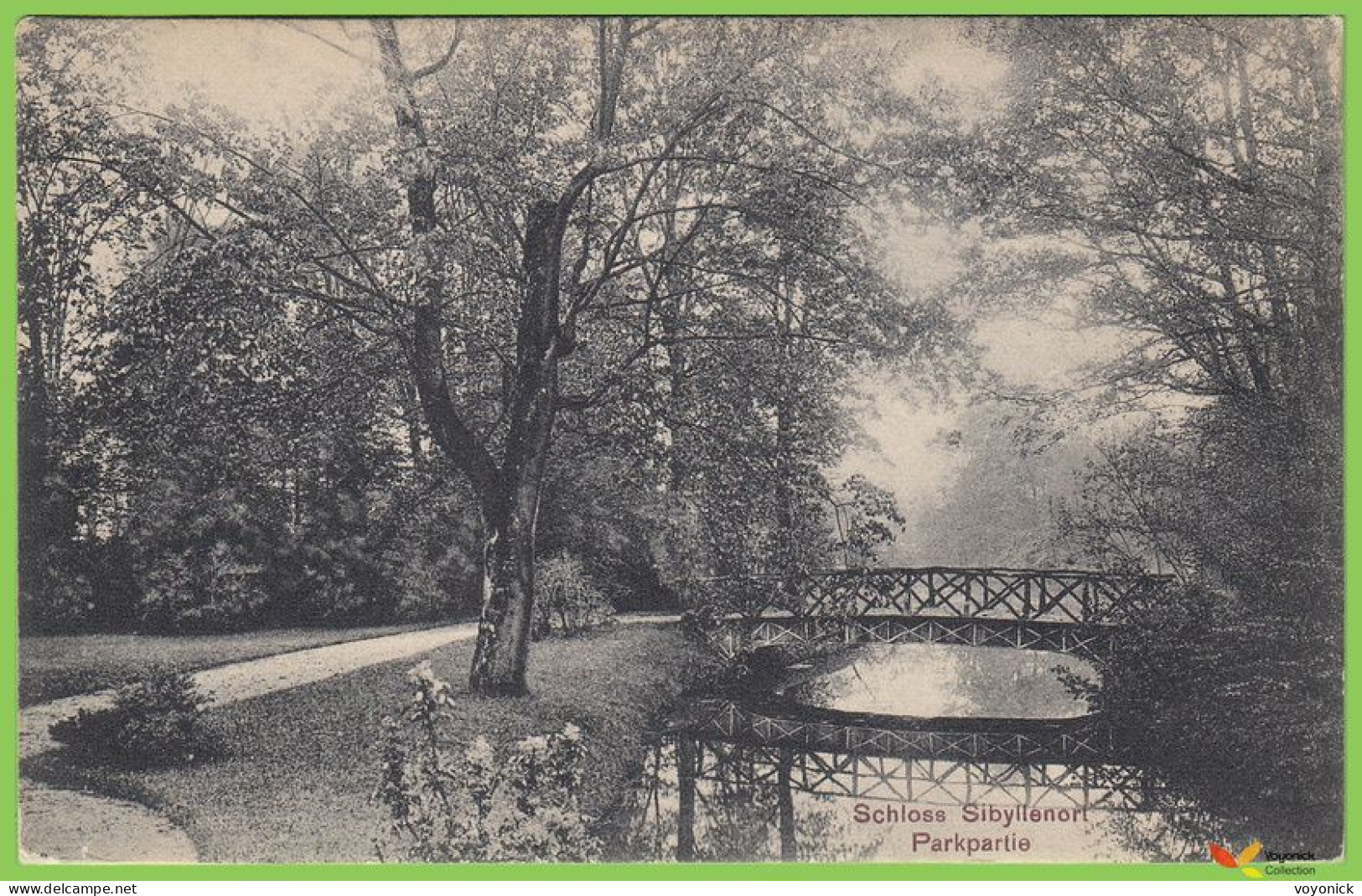 voyo SZCZODRE (SIBYLLENORT i. Schl.) Parkpartie 1908 Unsed