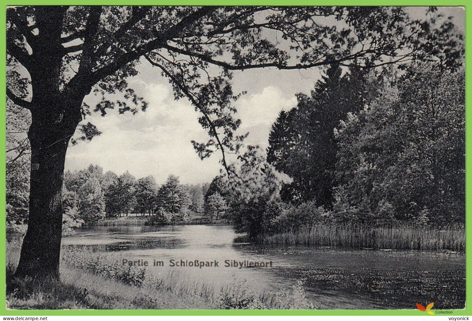 voyo SZCZODRE (SIBYLLENORT i. Schl.) Partie im Schlosspark 1908 Unused