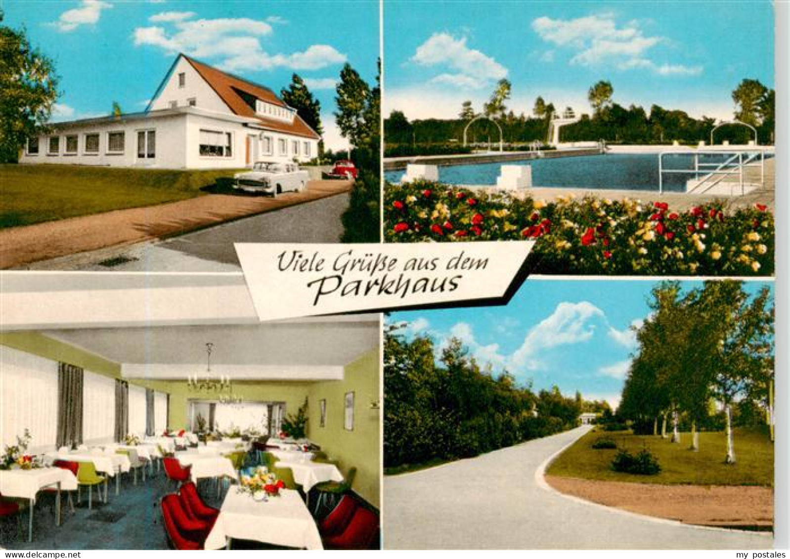 Vreden Parkhaus Bernhard Greven Schwimmbad Gastraum Strasse