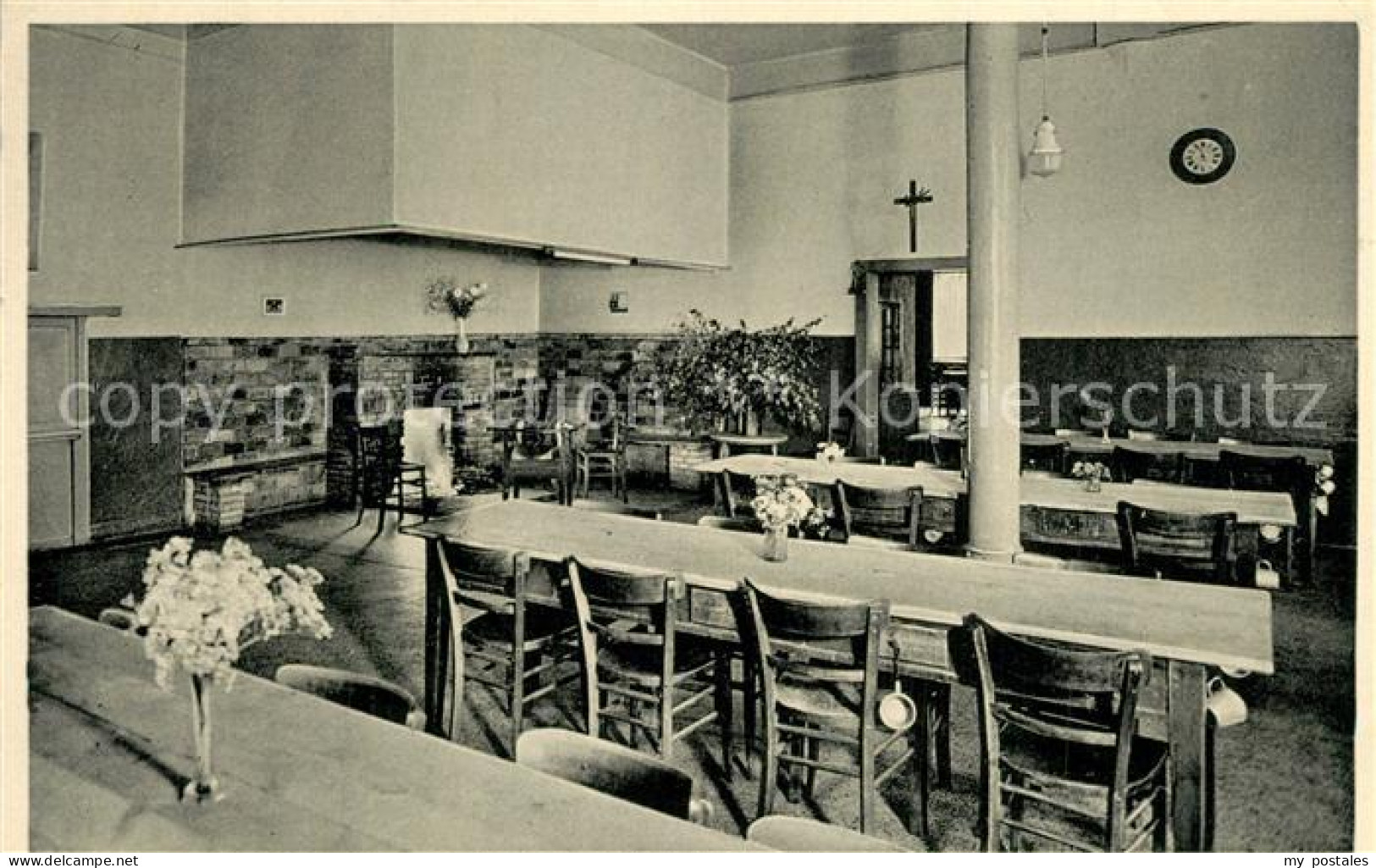 Vreden St Antoniusheim Aufenthaltsraum mit Herdfeuer