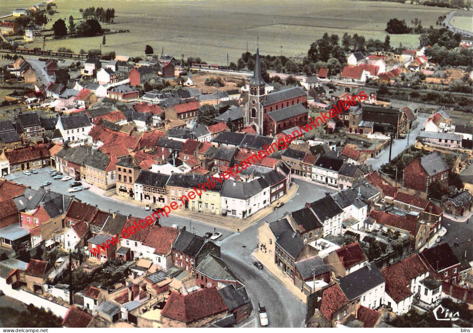 Vue aérienne du Centre - Lens