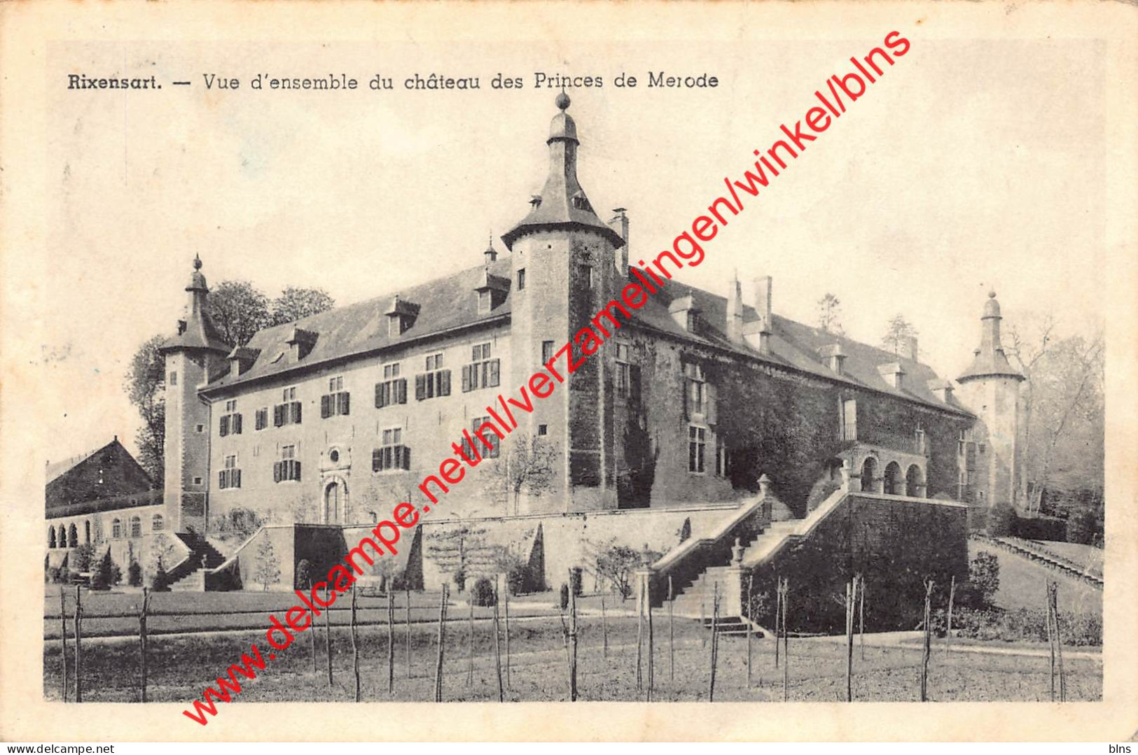 Vue d'ensemble du château des Princes de Merode - Rixensart
