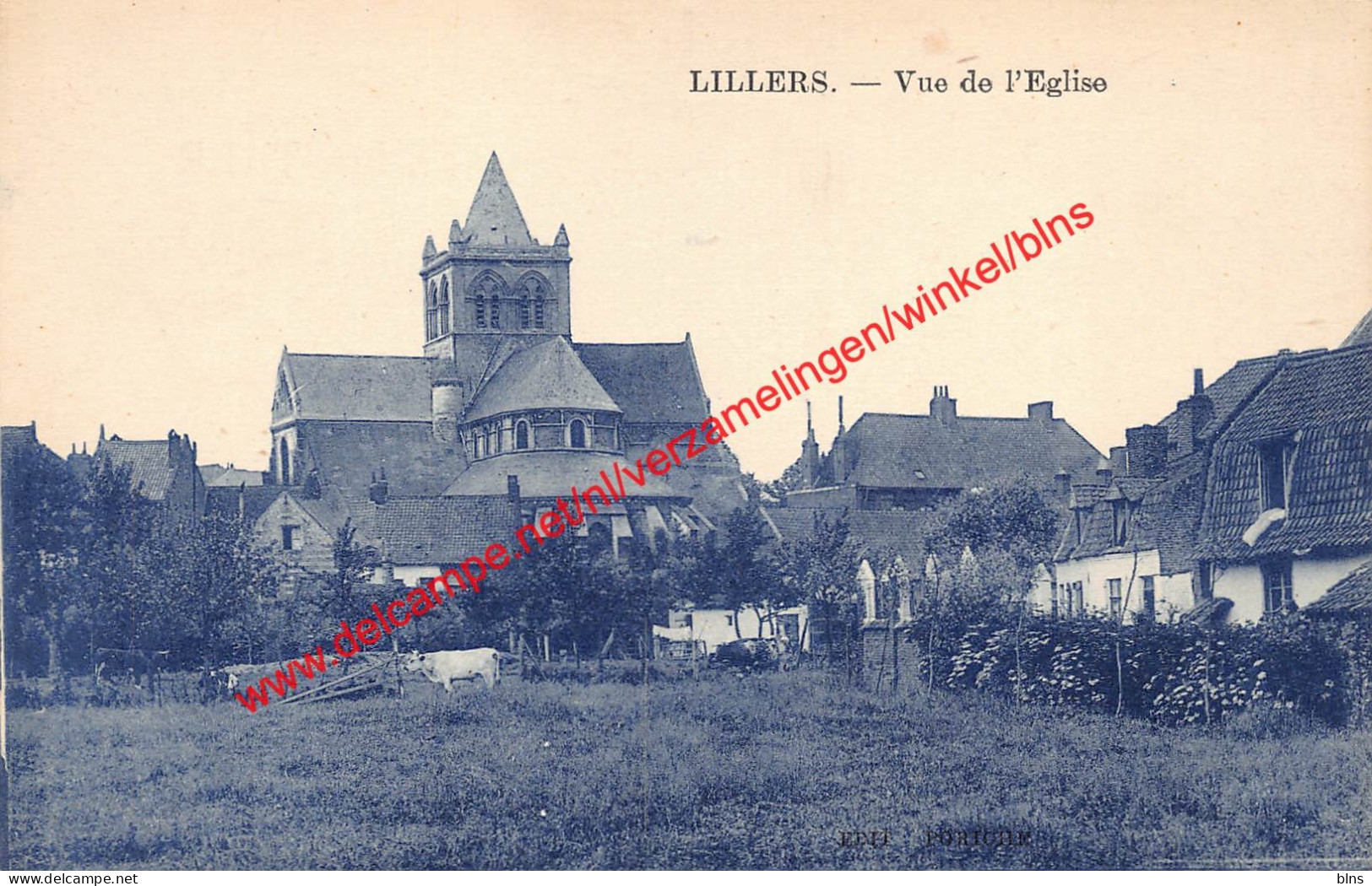 Vue de l'Eglise - Lillers - (62) Pas de Calais