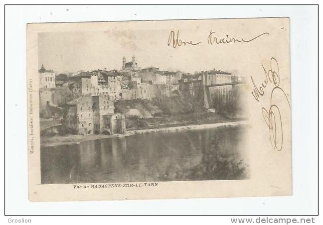 VUE DE RABASTENS SUR LE TARN 1903