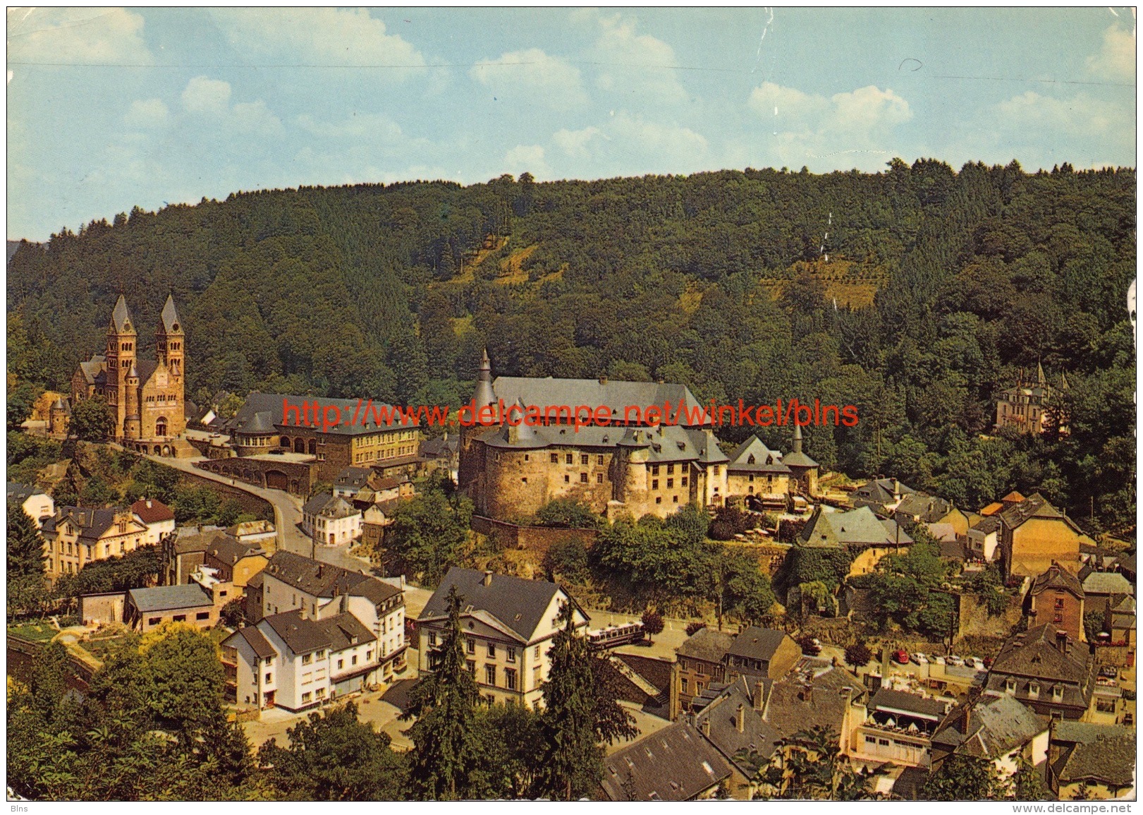 Vue générale avec le Château - Clervaux