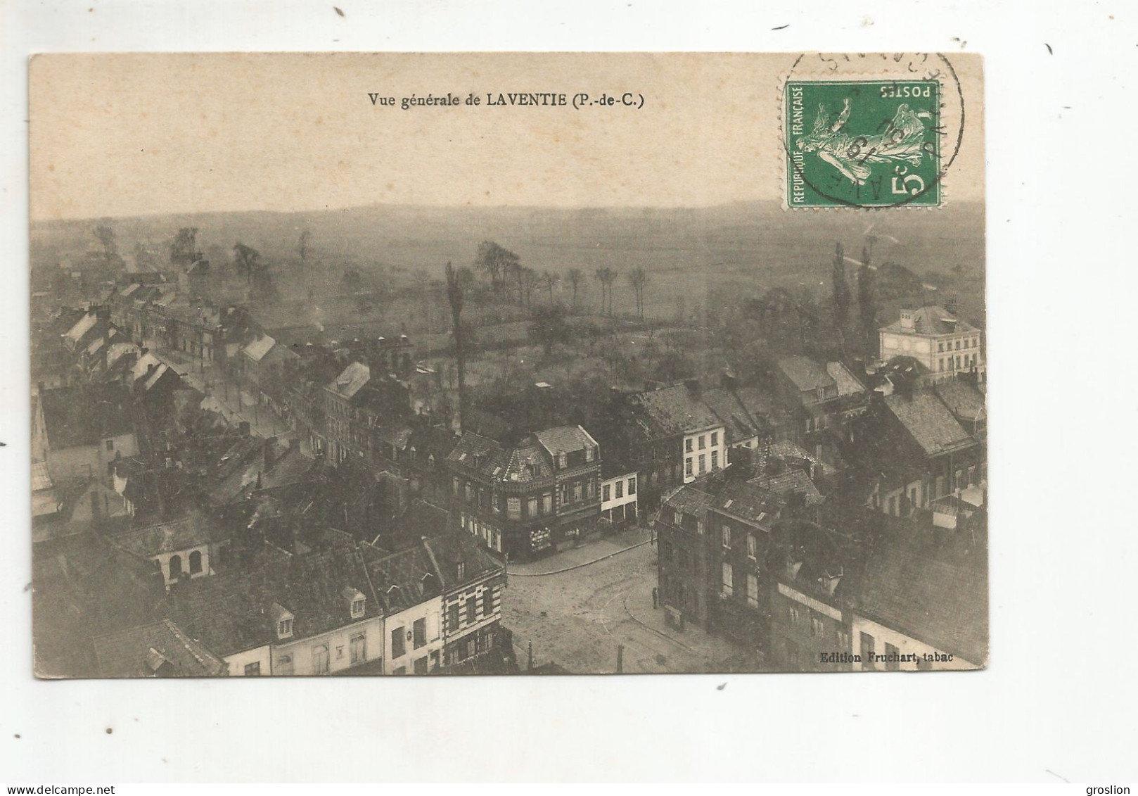VUE GENERALE DE LAVENTIE  (HABITATIONS) 1912