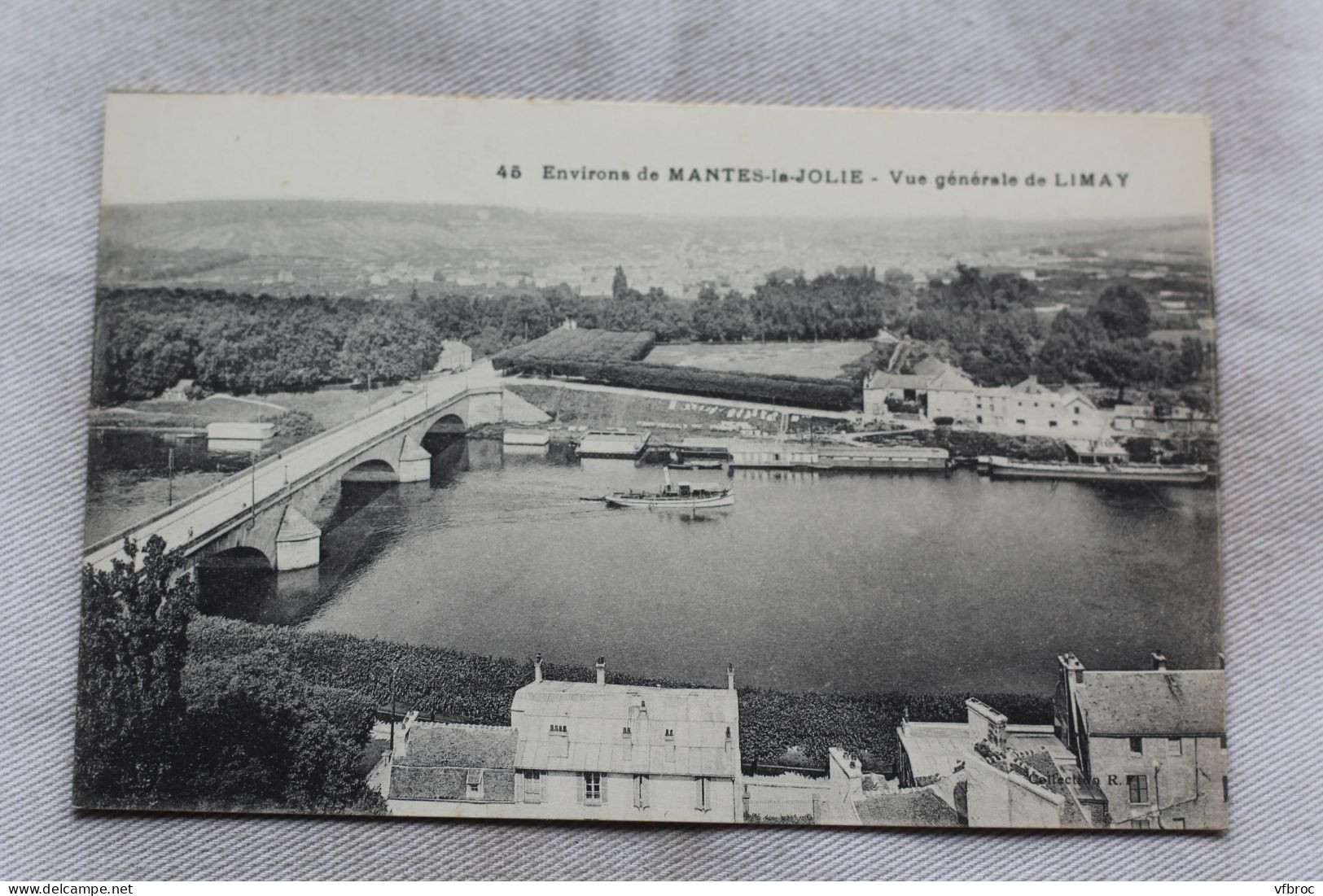 vue générale de Limay, environs de Mantes la Jolie, Yvelines 78
