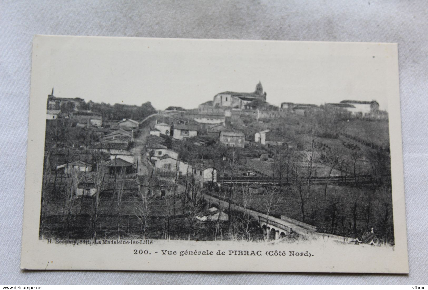 vue générale de Pibrac, côté Nord, Haute Loire 43