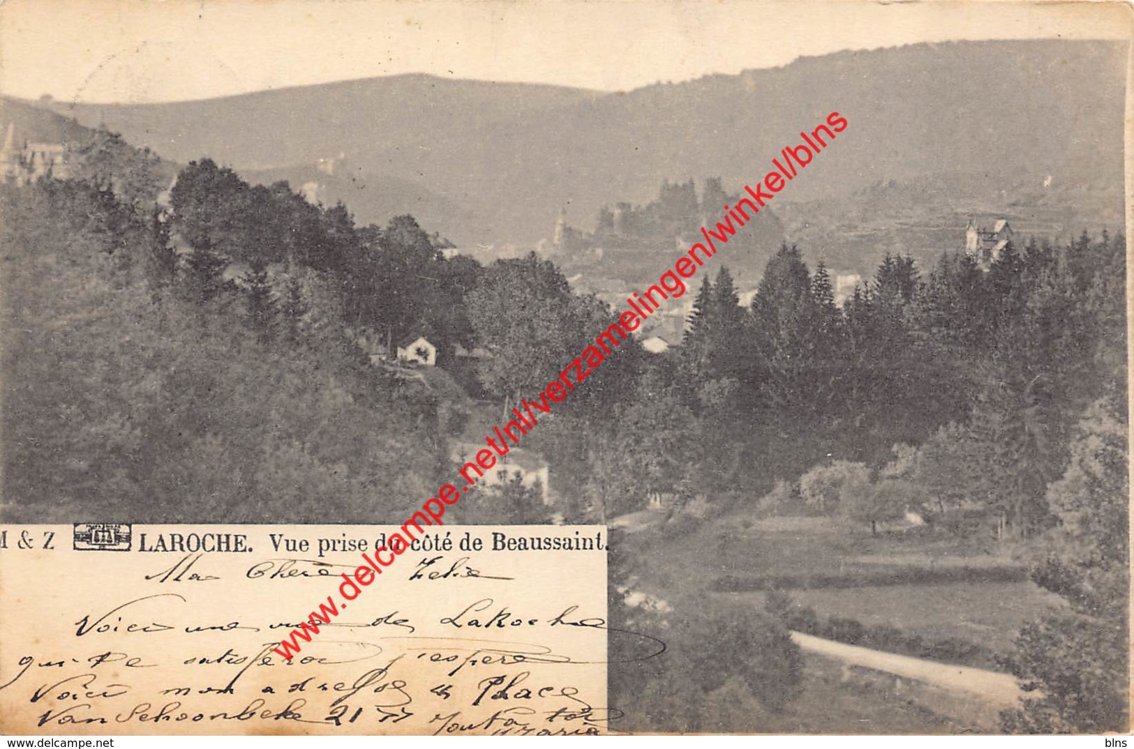 Vue prise du côté de Beaussaint - La-Roche-en-Ardenne