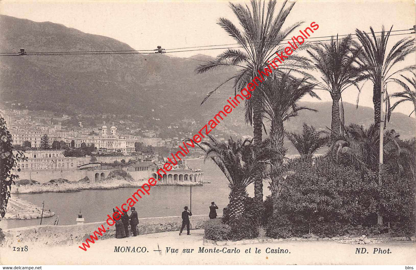 Vue sur Monte-Carlo et le Casino - ND. Phot. - Monte-Carlo Monaco - Monte-Carlo Monaco