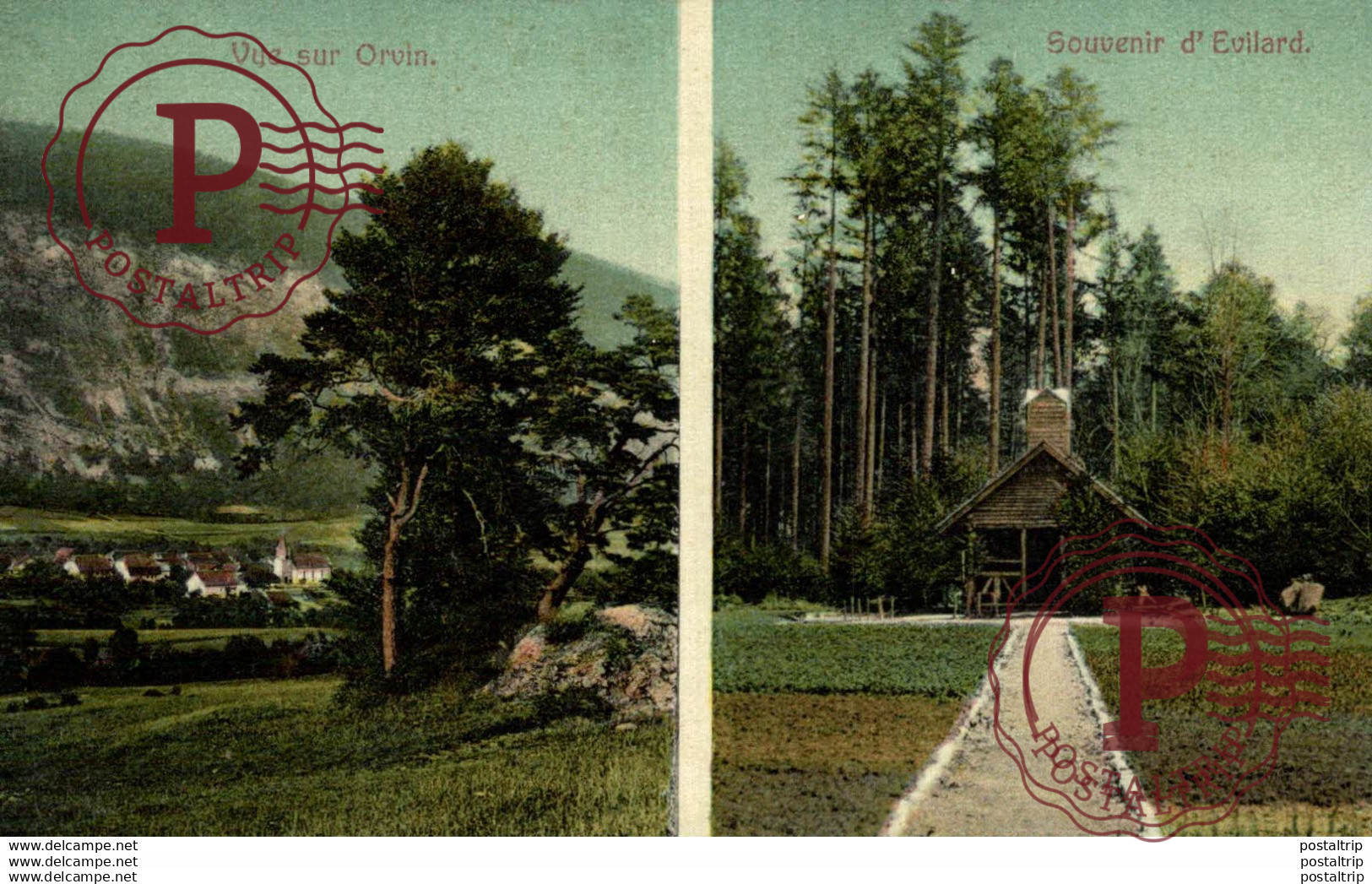 VUE SUR ORVIN  SOUVENIR D'EVILARD