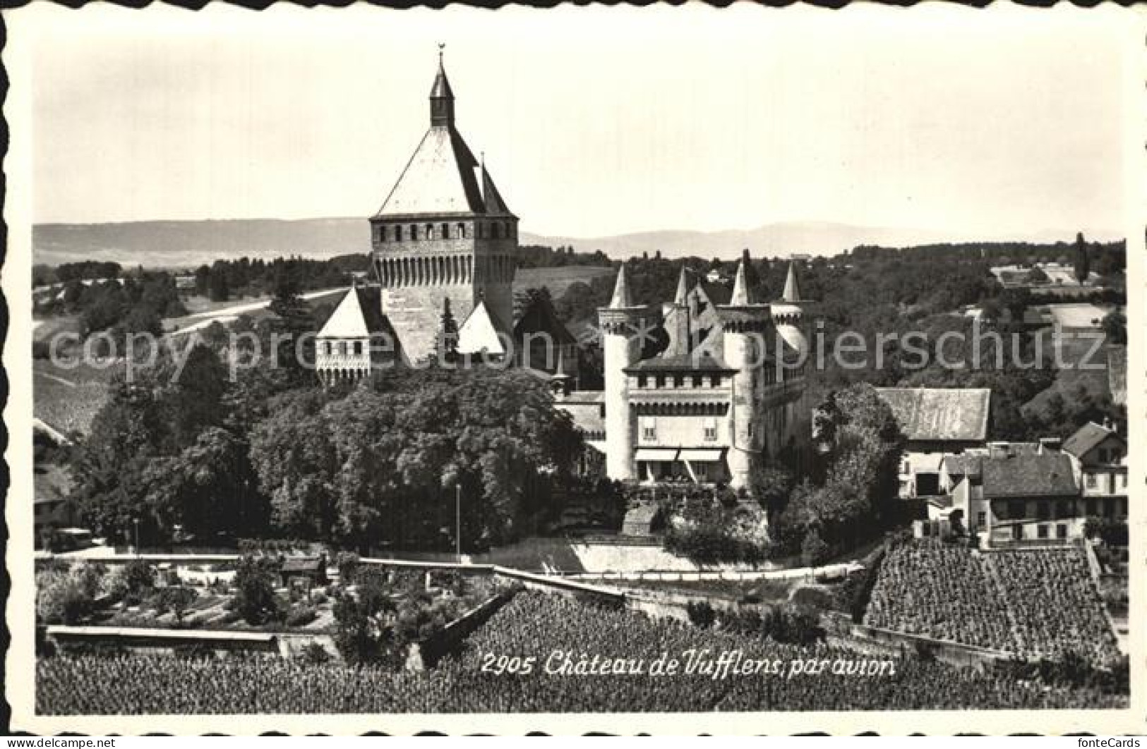 Vufflens-le-Chateau Luftaufnahme
