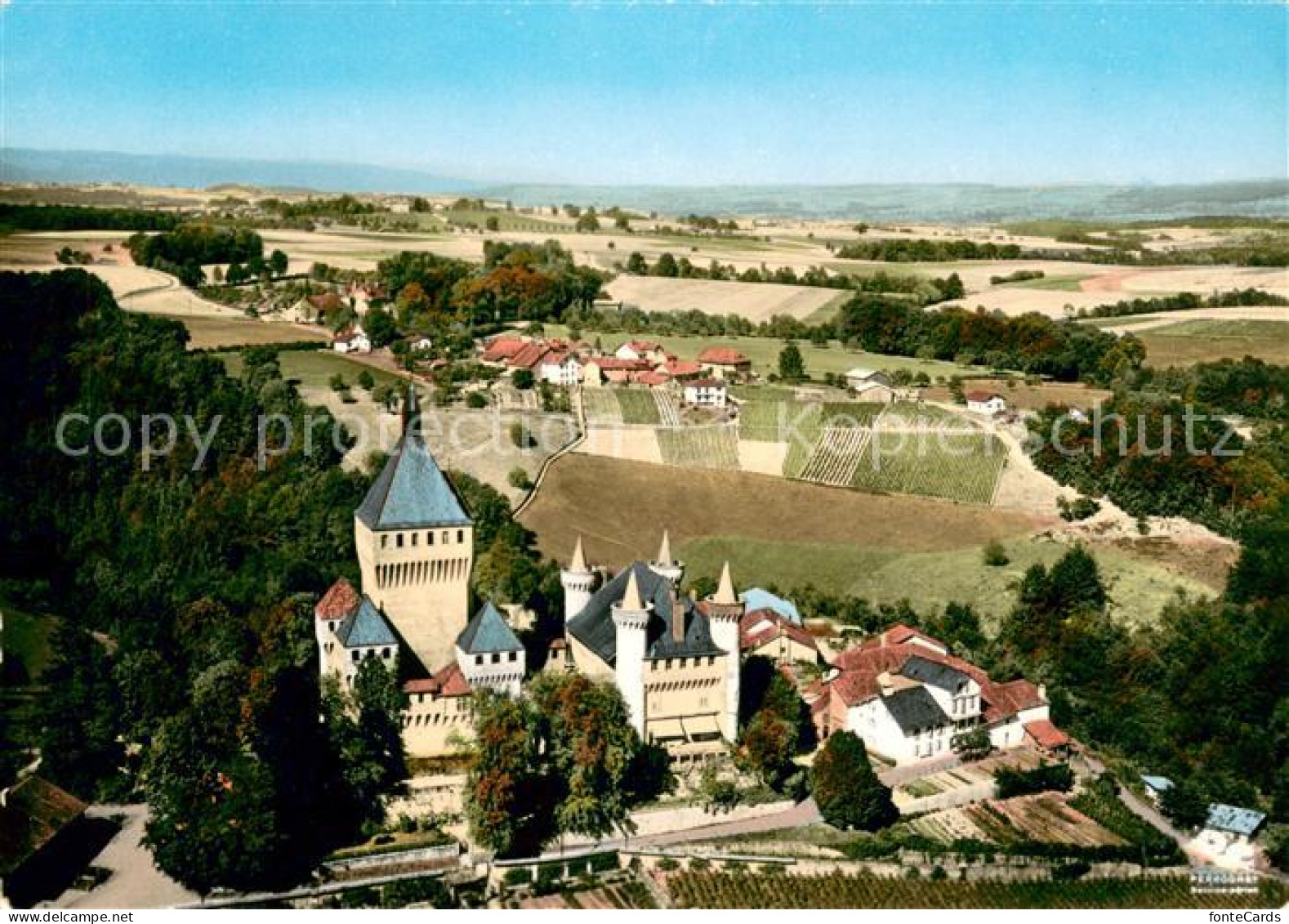 Vufflens-le-Chateau Vue aerienne