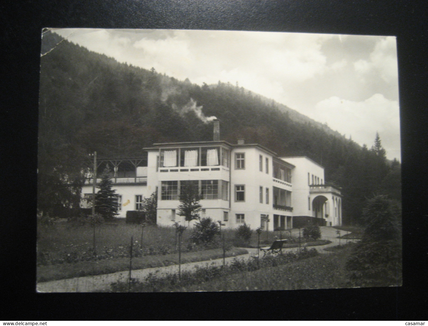 VYSOKE TATRY High Tatras mountains cancel postcard SLOVAKIA