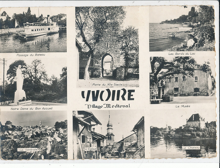 W 08 / CPSM YVOIRE (74) MULTIVUES
