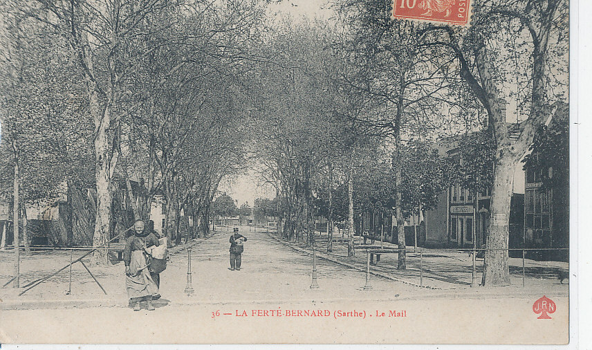 W 237 /CPA  LA FERTE BERNARD  (72)  LE MAIL