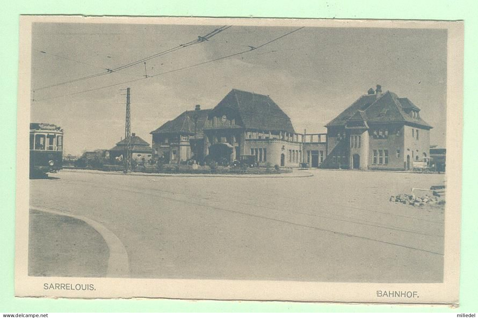 W1483 - ALLEMAGNE - SARRELOUIS - Kreis Saarlouis - Bahnhof - Tramway