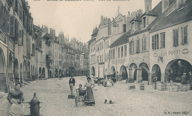 W287/CPA   LONS LE SAUNIER (39)  RUE DU COMMERCE