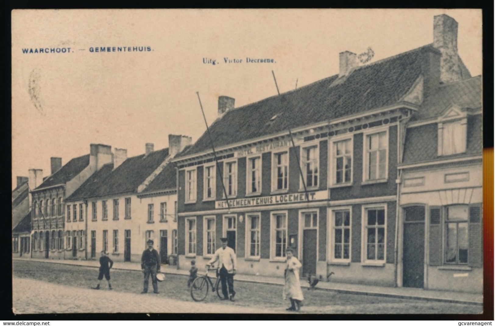 WAARSCHOOT        GEMEENTEHUIS         2 SCANS