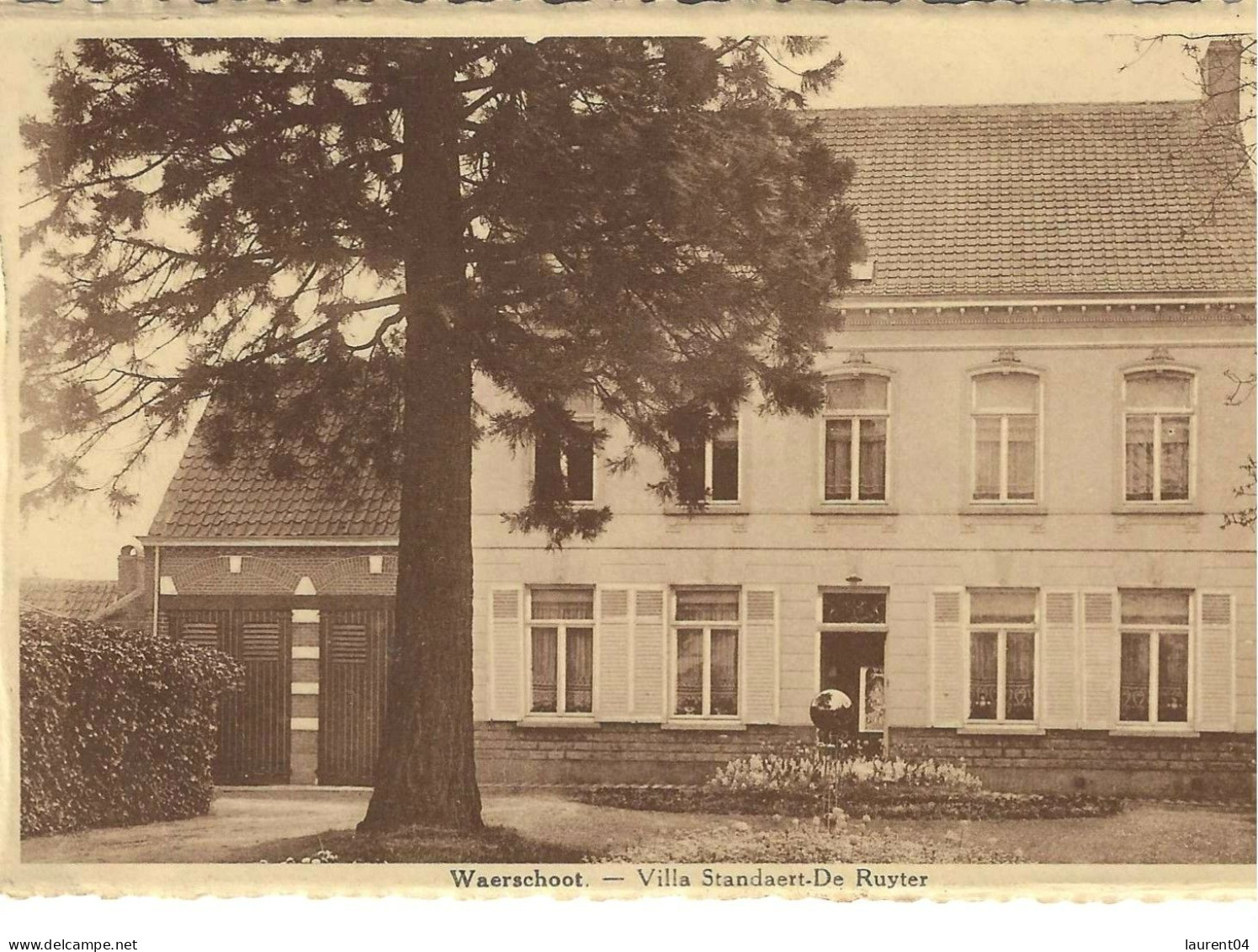 WAARSCHOOT.  VILLA STANDAERT.  DE RUYTER.