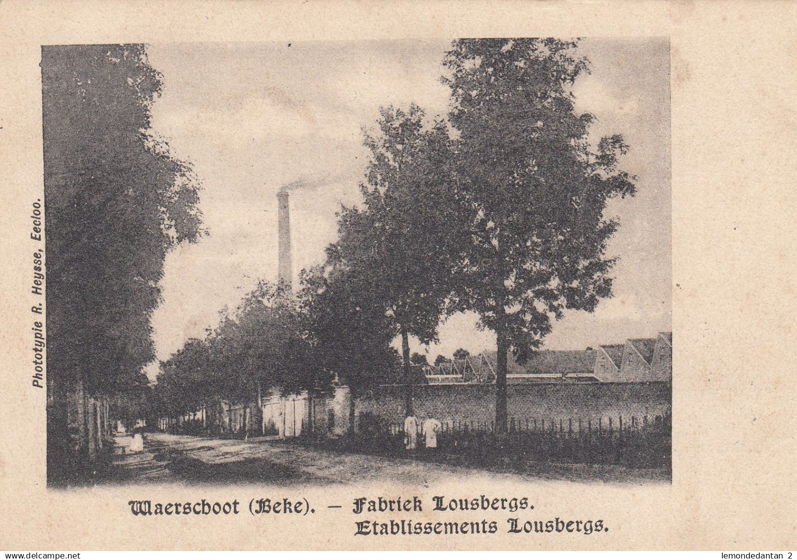 Waarschoot - Waerschoot (Beke) - Fabriek Lousbergs - Etablissements Lousbergs
