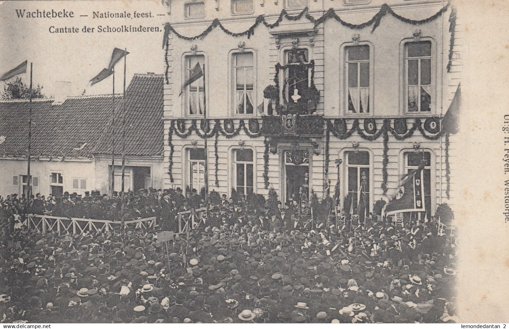 Wachtebeke - Nationale feest - Cantate der Schoolkinderen