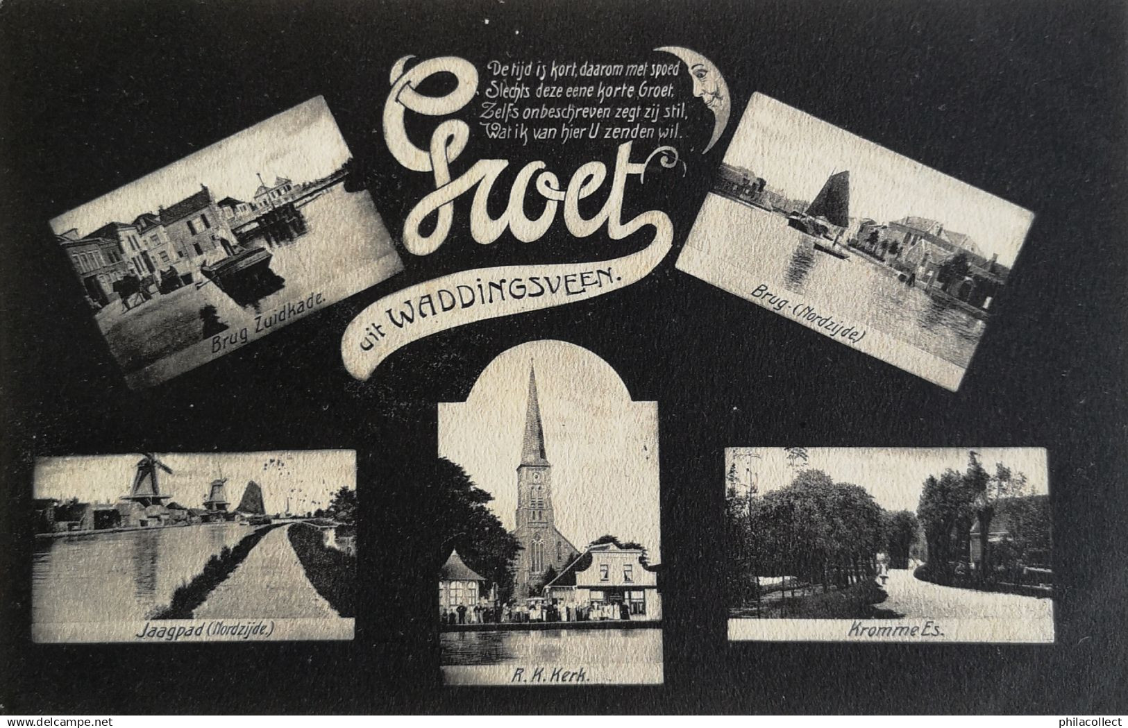 Waddinxveen (Waddingsveen) // Groet uit 1911