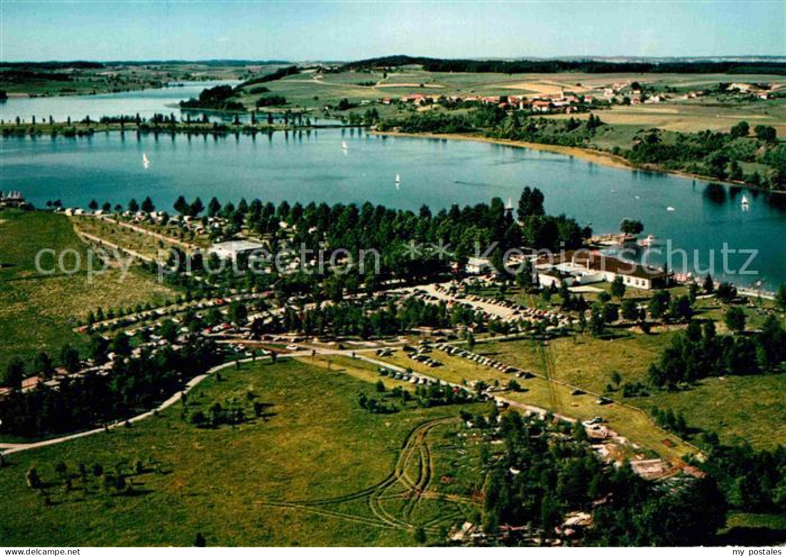 Waging See Fliegeraufnahme